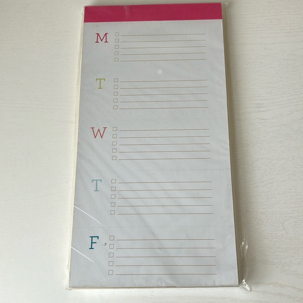 The Big Ta-Do Big Lists Or Mini Lists Desk Pad (NWT)
